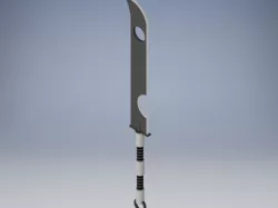 Zabuza's Sword Keychain