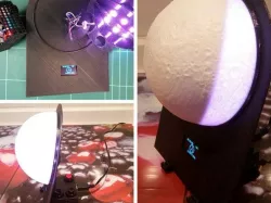 3Dprinted Lunar Phase Clock
