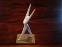 Abstract Yoga Figure