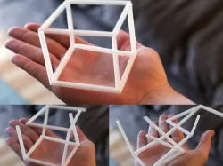 Anamorphic Optical Illusion - 3D Cube