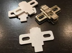 Blum Hinge Spacer (OpenSCAD)