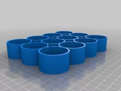 Bottle tray for small e-liquid/paint/nail varnish bottles