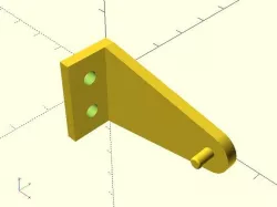 Customizable Blind Hold Down Bracket / Retainer