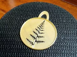 Fern leaf stencil