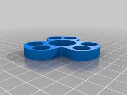 Fidget spinner, Short and stubby  1/2 ball bearings