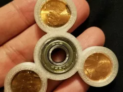 Flexible Filament Fidget Spinner