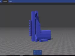 foam pistol picatinny rail