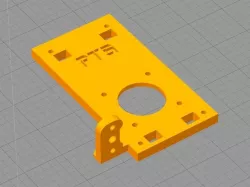 Folgertech FT-5 front x axis carriage plate- Pancake motor, BlTouch, Titan and E3d V^