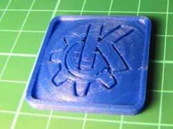 KDE Logo Computer case Badge
