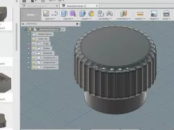 Knurled Knob with M4 insert nut