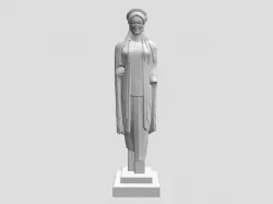 Kore dressed in chiton and cape (epiblema)