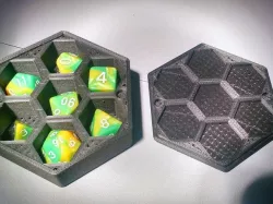 Magnetic Polyhedral Dice Holder / Tray