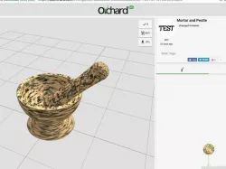 Orchard Mortar and Pestle