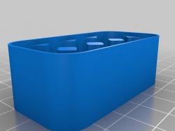 porta pilas AA x4, 3D CAD Model Library