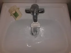Press-Fit Bathroom Faucet or Spigot Extension
