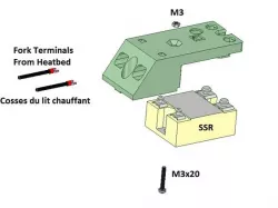 SSR (solid state relay) cover for 3030 and 2020 extrusion profiles