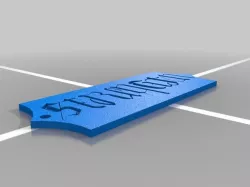 Strength/weakness key chain