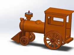 Train Candle Holder
