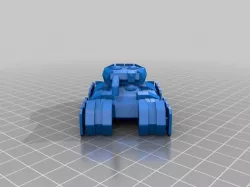 15mm Sci-Fi Alien Grav-APC FSV Medium Tank Variant with optional extra spaced armour.