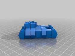 15mm Sci-Fi Alien Grav-APC Medivac-Secuirty-Police Variant with optional extra spaced armour.