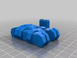 15mm Sci-Fi Alien Grav-APC with Missile Pack.