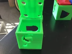 3 x 3 inch puzzle cube box