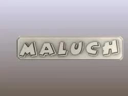 3D Maluch Amblem-Sticker for the fiat 126