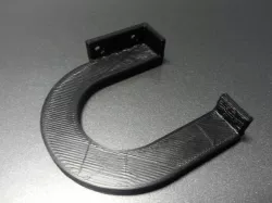 Barcode scanner holder - side mount