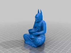 Batman buddha with bowl