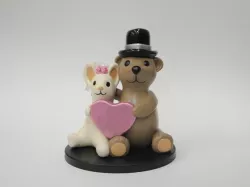 Bear and Mouse figurine