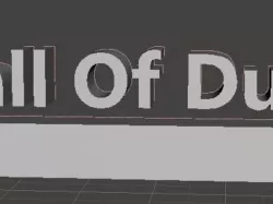 Call Of Duty 3d design