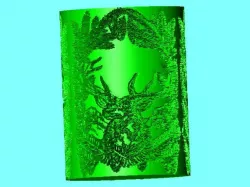 Christmas lithophane