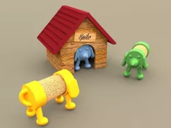 Cork Puppy House