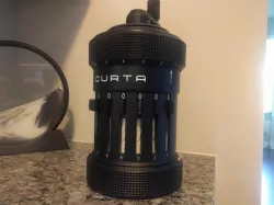 Curta Calculator Type I scaled at 3:1