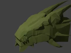 Dragon Cork Head (Now In LoPoly)