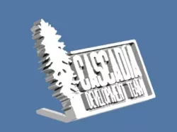 Fallout Cascadia Development team desk sign