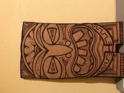 lasercut Tiki Mask