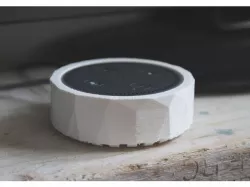 Low Poly Amazon Echo Dot cover/holder/wall mount