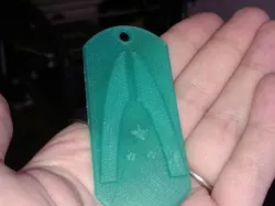 Mass Effect Alliance dog tag