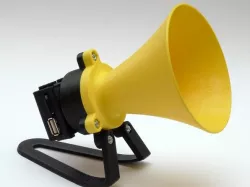 "Megaphone" MP3 player