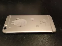 Millenium Falcon & Asteroids Phone Stickers