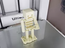 Minecraft skeleton with bow