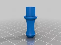 Modified e-cigar mouth tip part, from ego-t model to ego-c