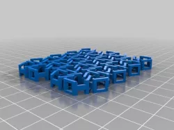 My Customized HoHoHo Tissue - A hexagonal chain mail V3