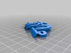 My Customized iamburny's  Text - Name Keyring / Keyfob