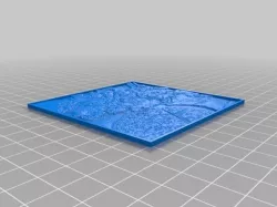 My Customized Lithophane (parametrized length and thickness)