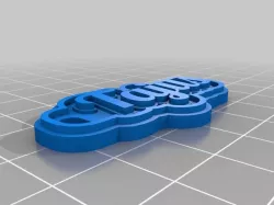 My Customized Multiline Tag or Keychain