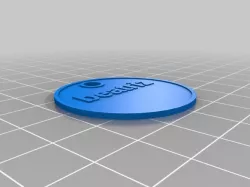 My Customized Round Dog Tag