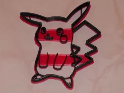 Pikachu cookie cutter, via an Inkscape extension