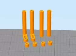 Prusa i3 Pro B 80mm fan Holder for GT-2560 control board